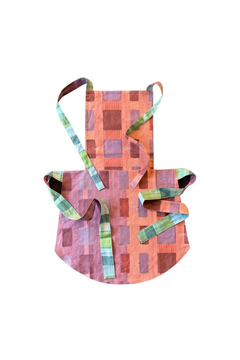 The Gemma Apron in Tapestry, Main, color, Blue
