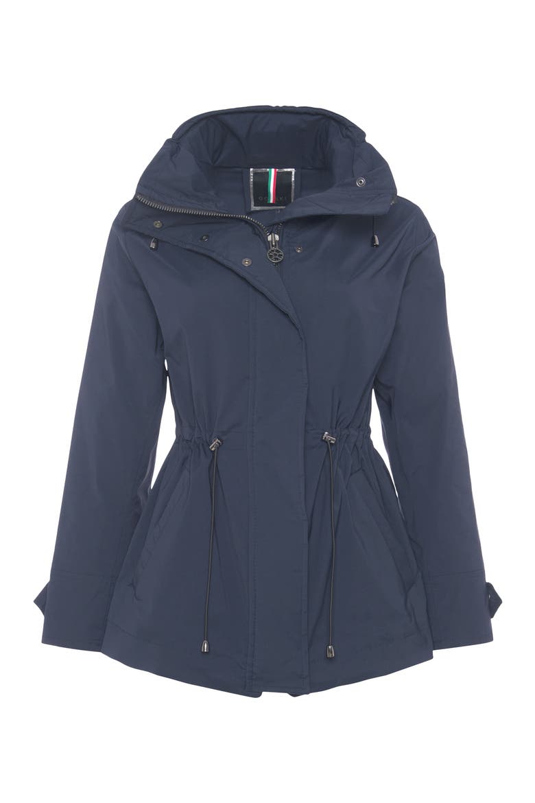 Lightweight Jacket With Concealed Hood, Alternate, color, NAVY