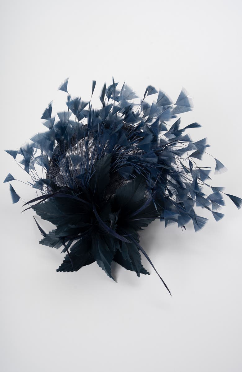 Collection XIIX Large Feather Fascinator, Alternate, color,