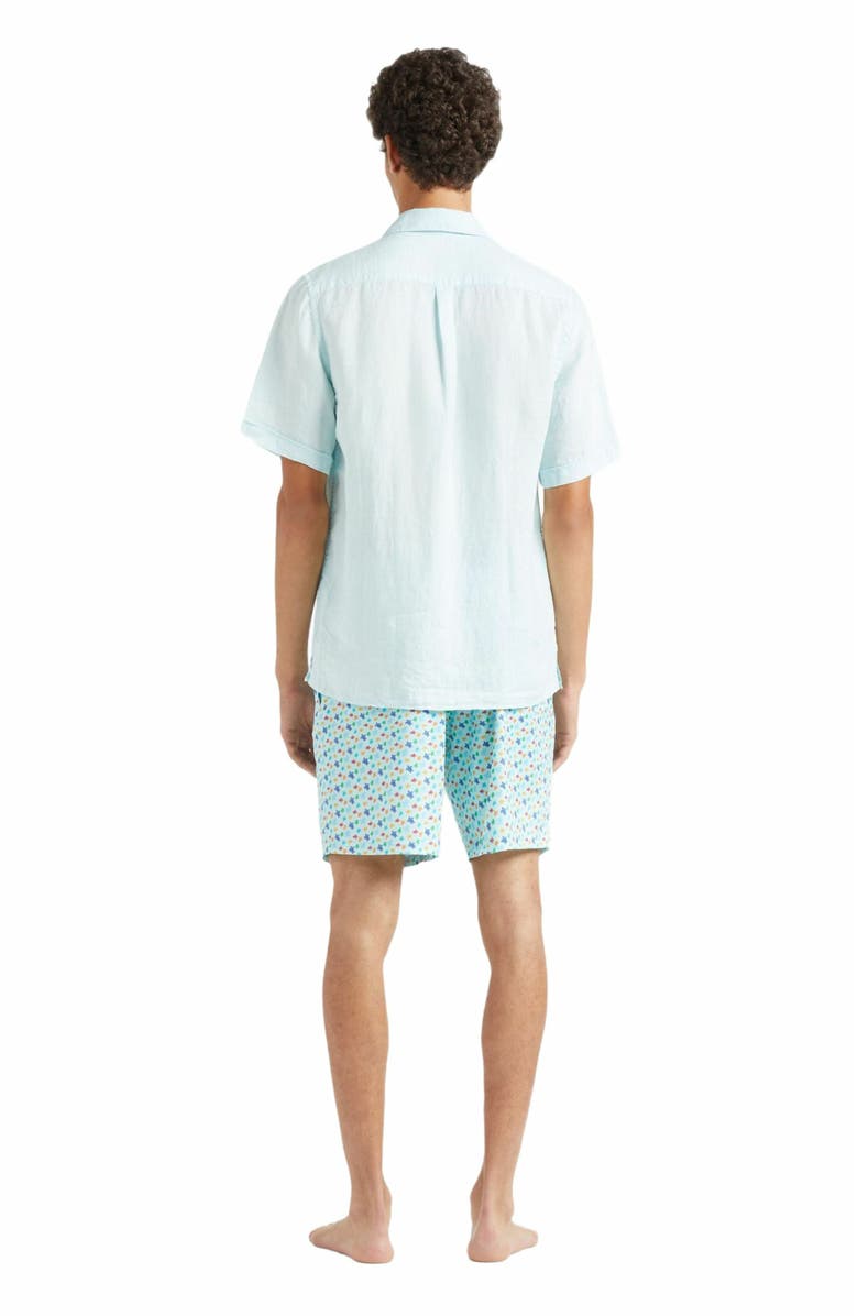 Vilebrequin Men's Natural Dye Linen Shirt, Alternate, color, 