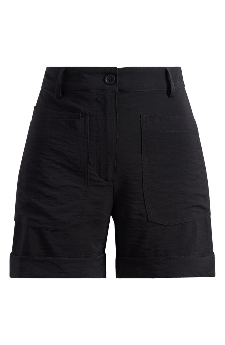 Halogen<sup>®</sup> Patch Pocket Shorts, Alternate, color, Rich Black