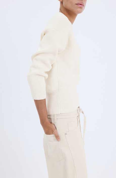 V-Neck Rib Sweater