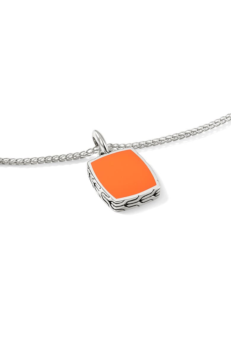 John Hardy Tag Necklace, Sterling Silver, Alternate, color,