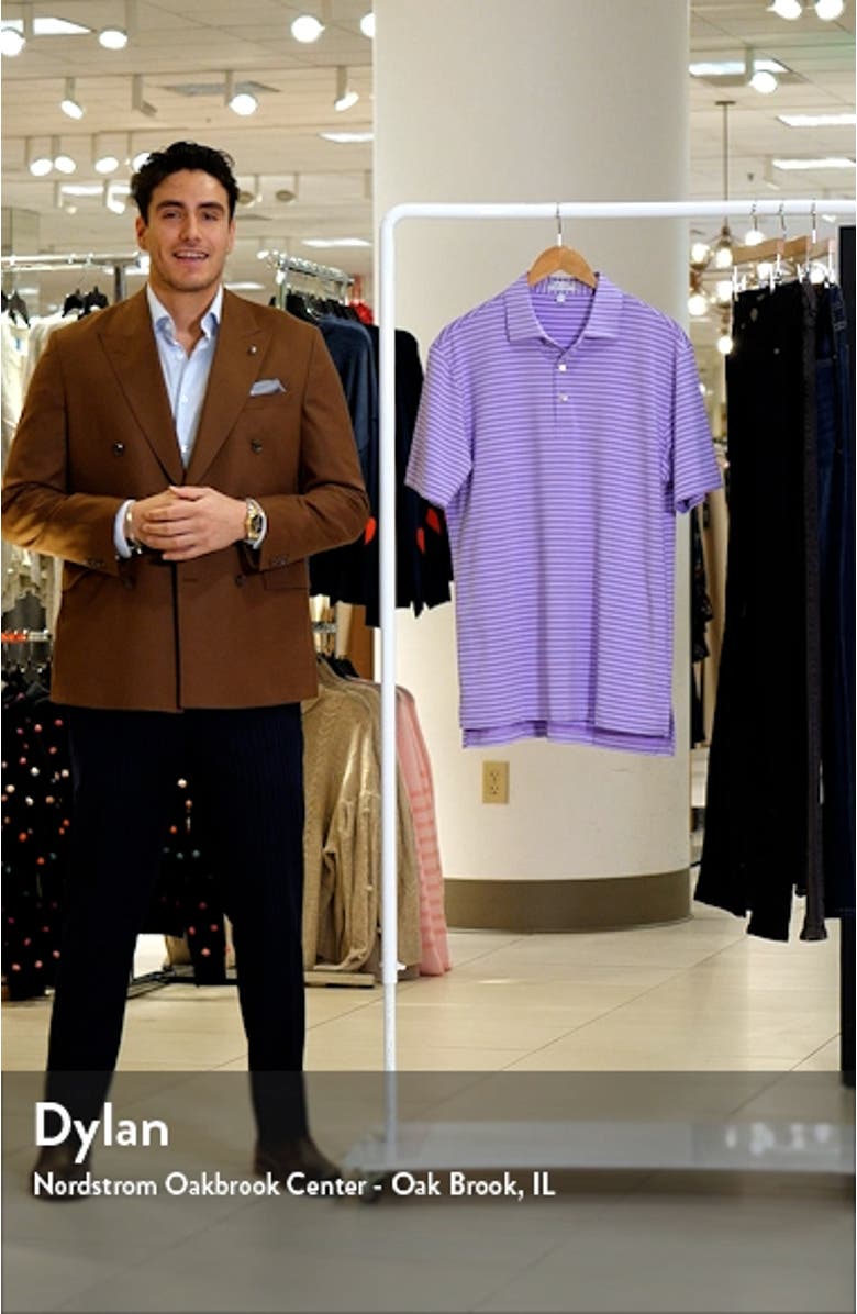 Drum Stripe Performance Jersey Polo, sales video thumbnail