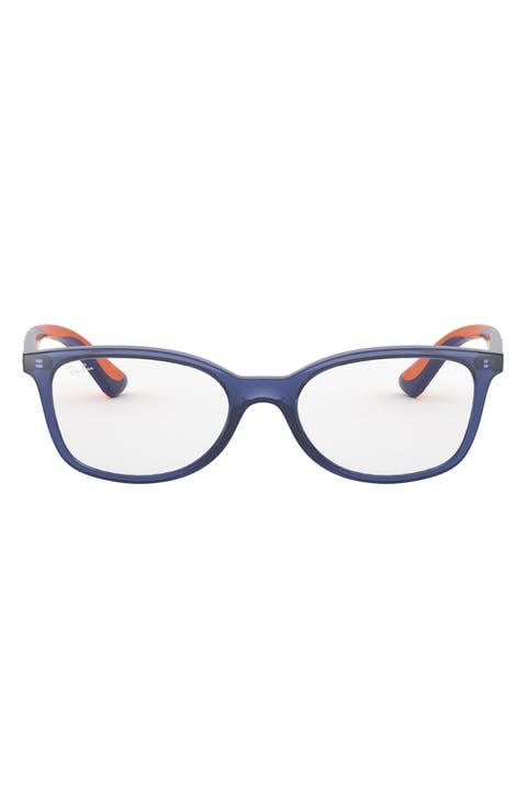 Kids' 47mm Small Rectangular Optical Glasses