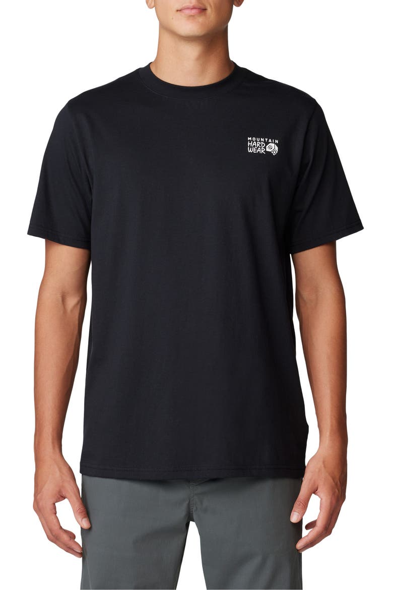 Box Logo Graphic T-Shirt, Main, color, BLACK