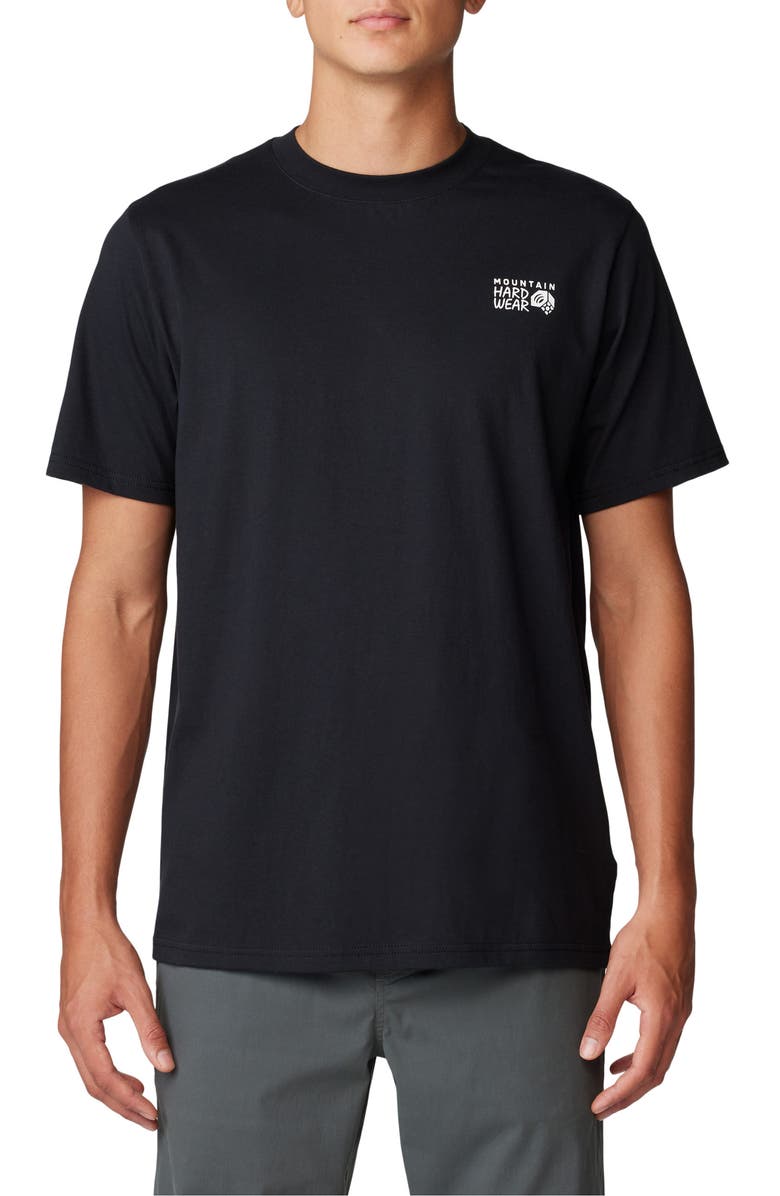 Mountain Hardwear Box Logo Graphic T-Shirt, Main, color, Black