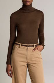 Vince Silk & Cashmere Turtleneck Sweater
