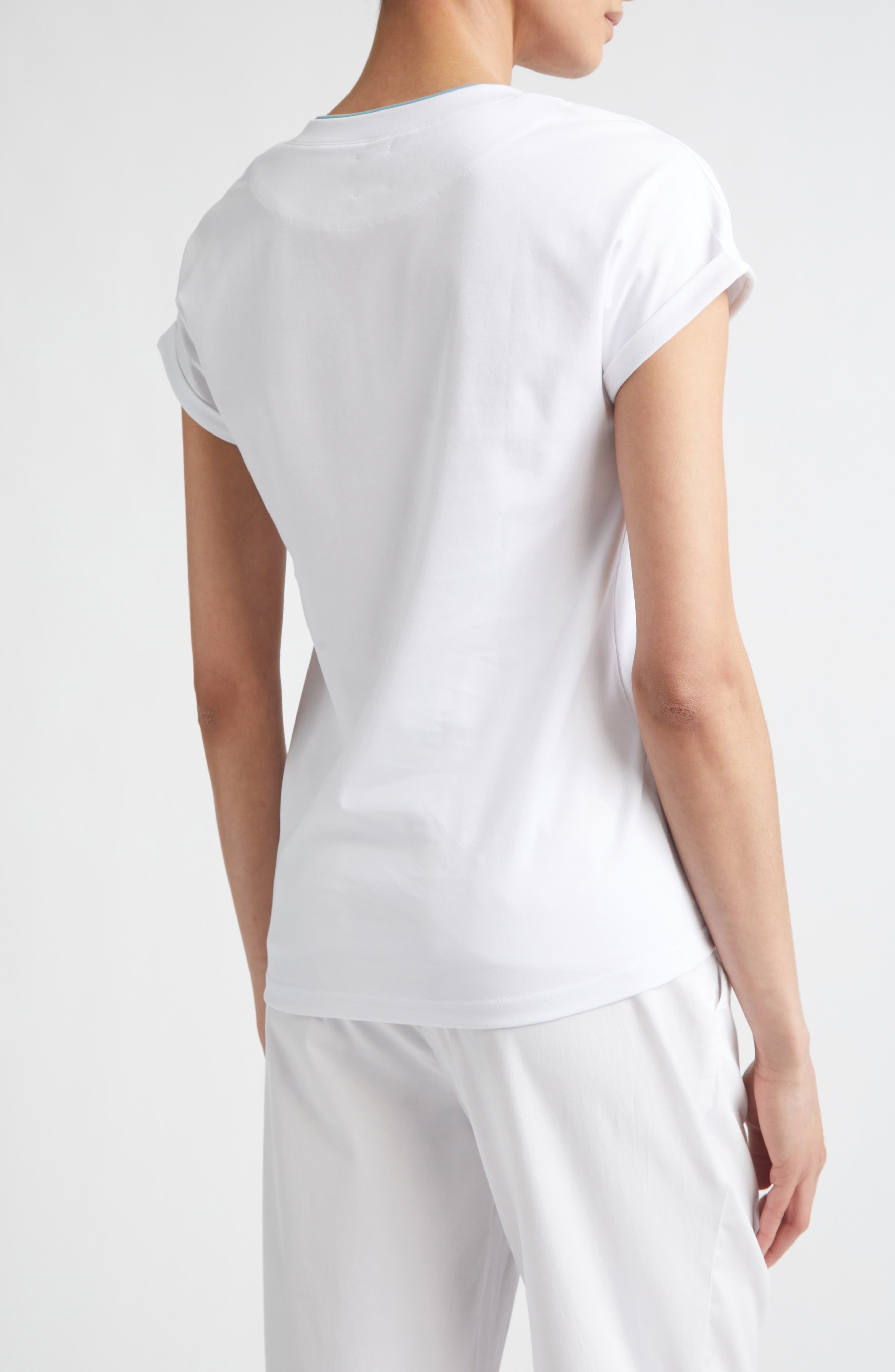 Layered Crewneck T-Shirt - image 2