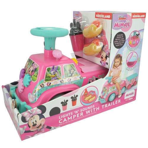 Kiddieland Lights N' Sounds Camper Minnie, Disney Foottofloor Vehicle