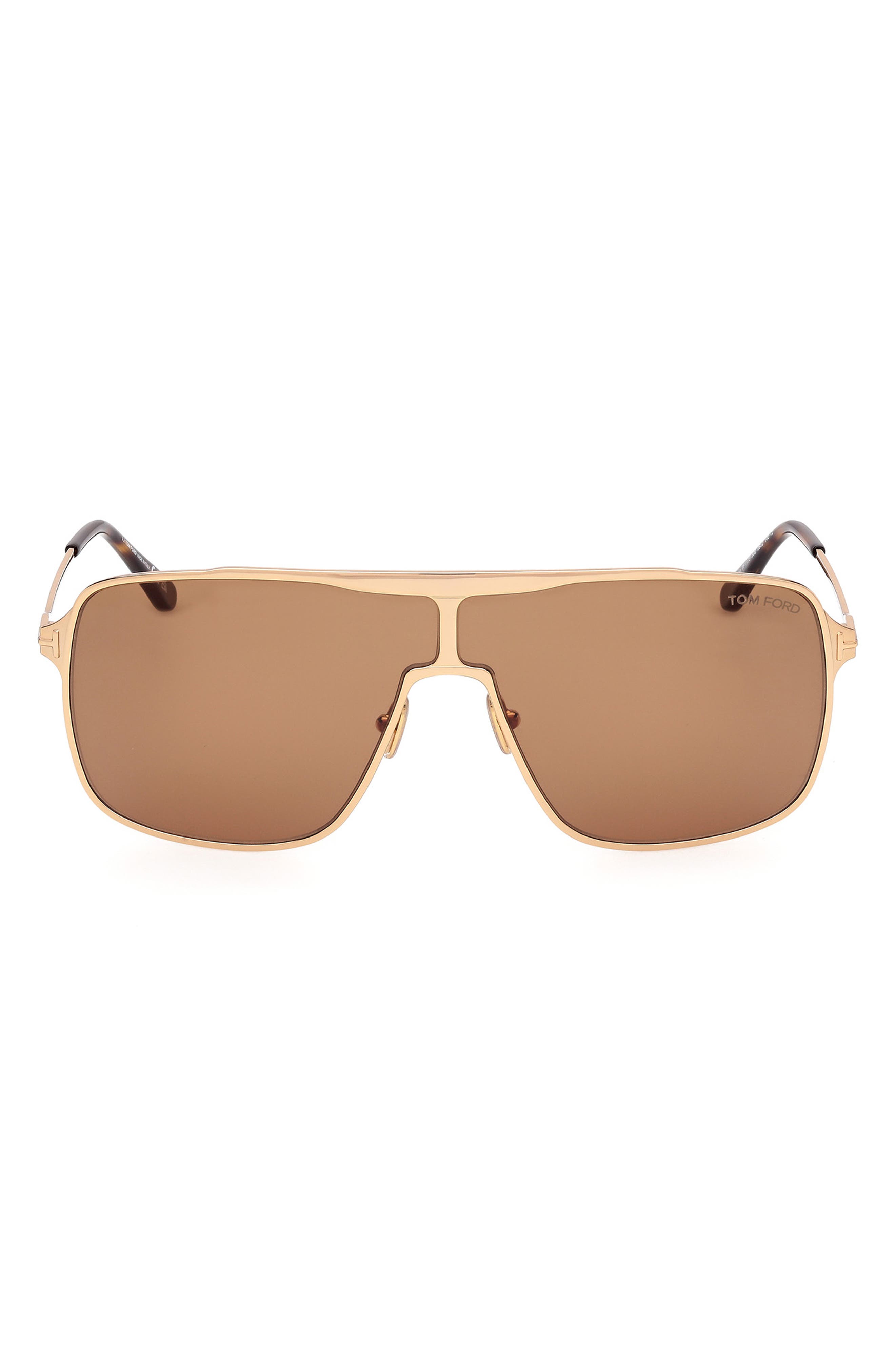 TOM FORD Zappa 69mm Oversize Navigator Sunglasses