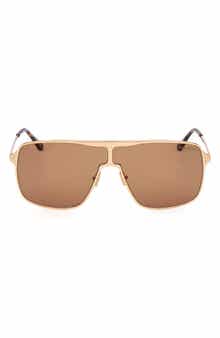TOM FORD Zappa 69mm Oversize Navigator Sunglasses