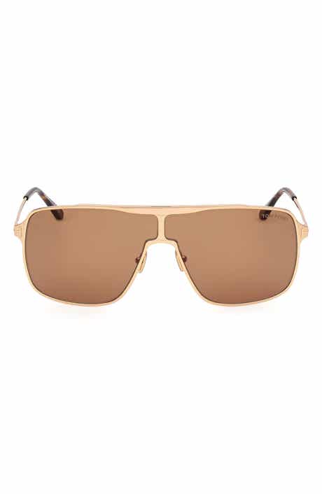 TOM FORD Zappa 69mm Oversize Navigator Sunglasses