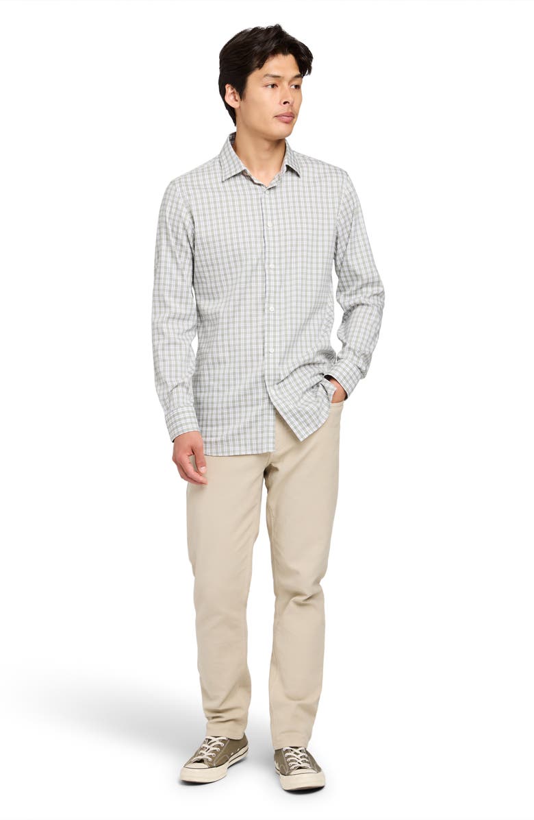 Faherty The Movement Button-Up Shirt, Alternate, color, Fern Valley Plaid