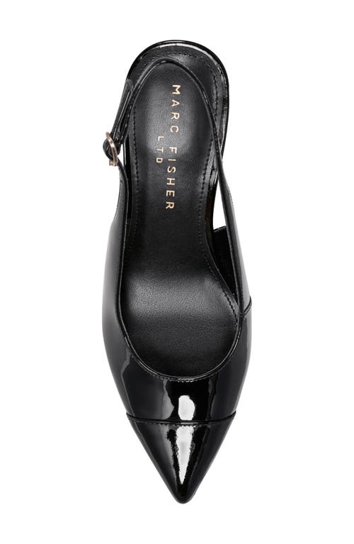 Marc Fisher Ltd Blakeley Slingback Pointed Toe Pump In Black