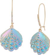 Betsey Johnson Shell Drop Earrings
