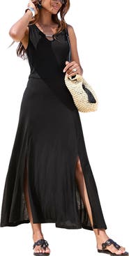 LASCANA Keyhole Detail Maxi Dress