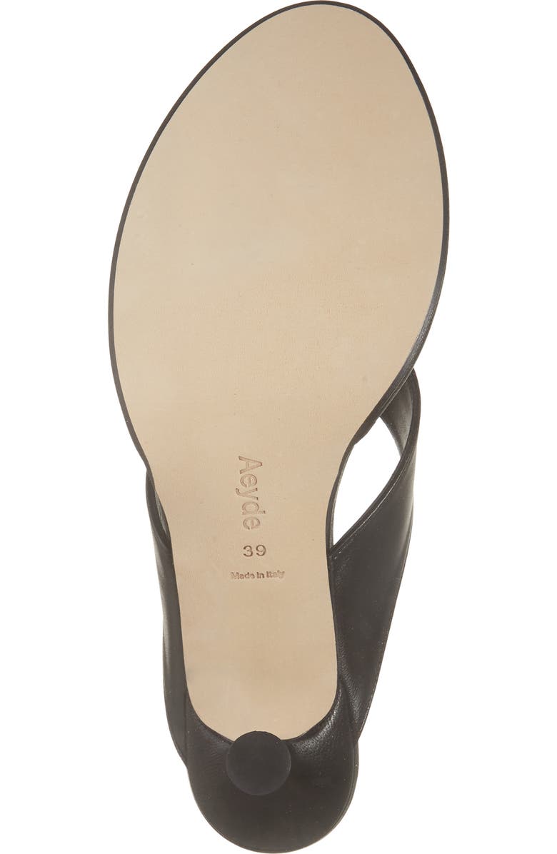 aeyde Olenna Flip Flop, Alternate, color, Black