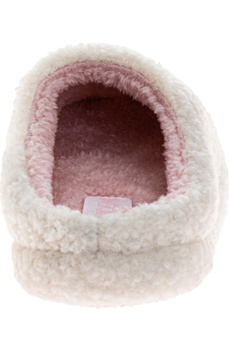 JOSMO Happy & Cozy Scuff Slipper, Alternate, color, White/ Multi