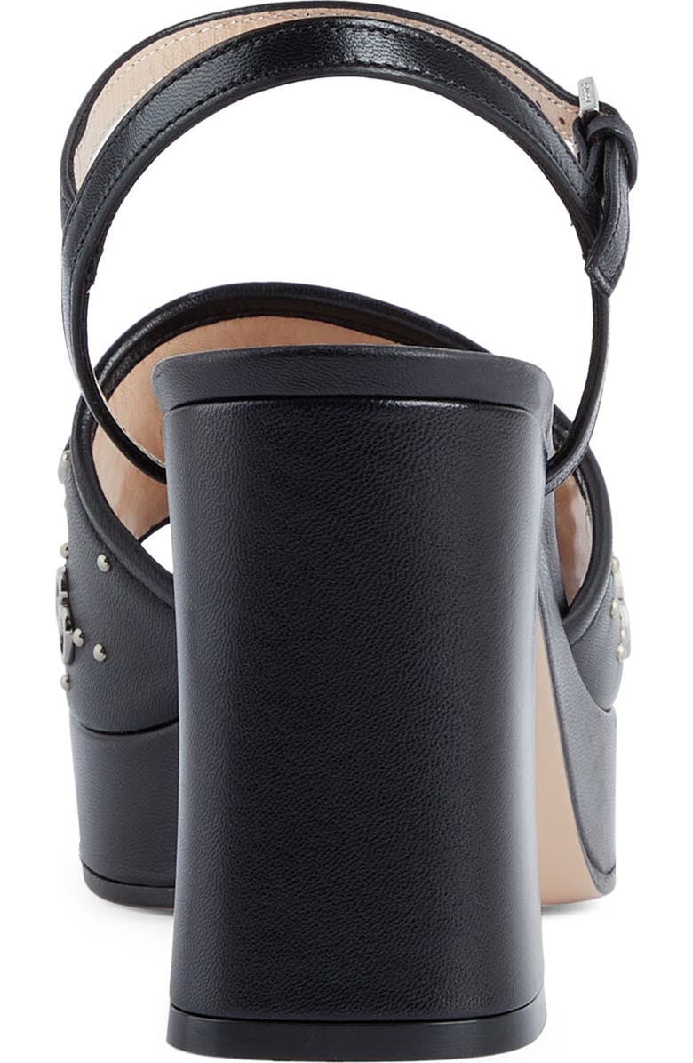 Gucci Janaya GG Logo Quarter Strap Sandal, Alternate, color,