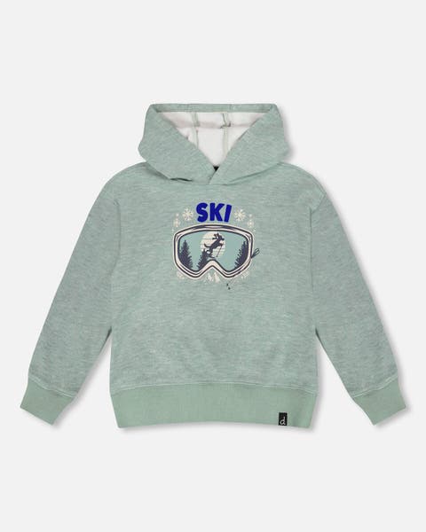 Super Soft Hooded Brushed Jersey Sweatshirt with Graphic (Baby)