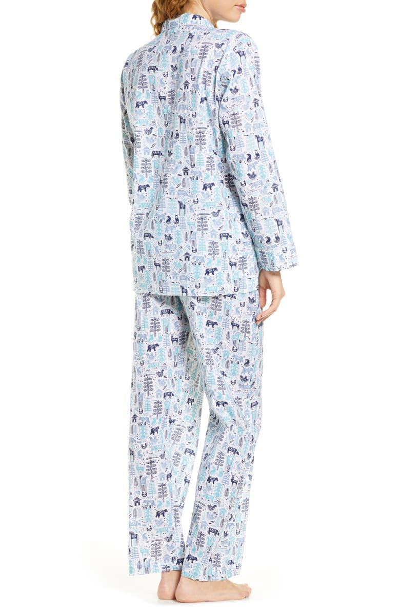 Roller Rabbit Nordic Folk Print Pajamas, Alternate, color, 