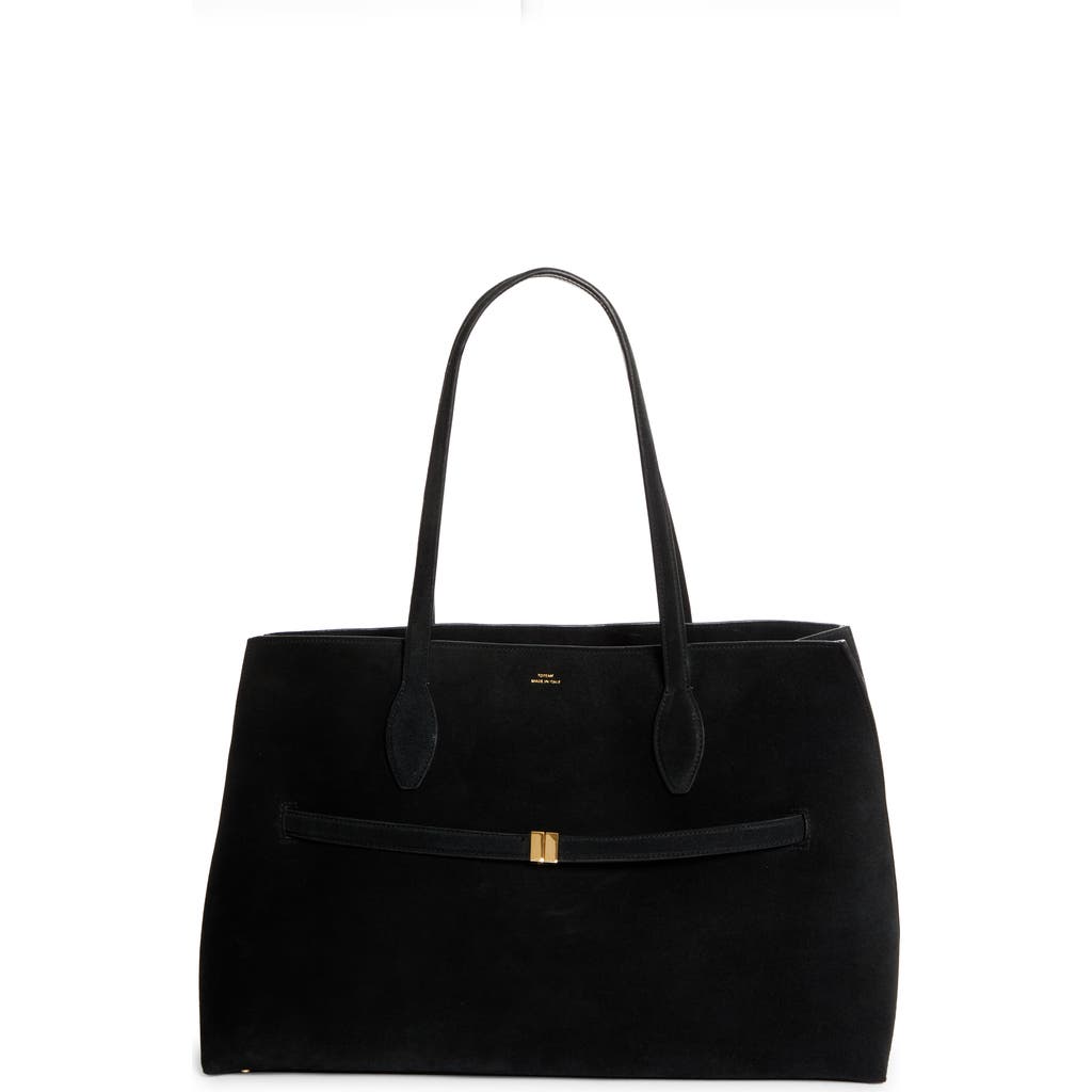 Totême Toteme Women Lounge Suede Leather Tote Bag