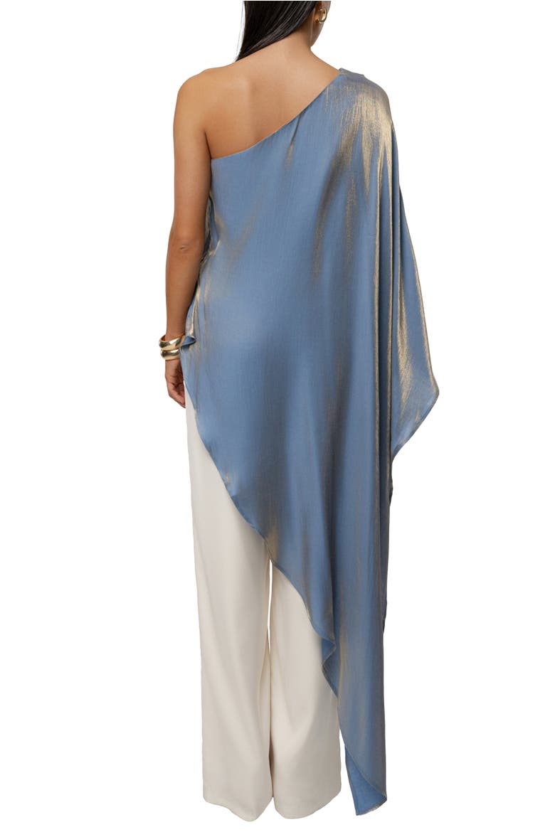 Cher Iridescent Top, Alternate, color, Blue