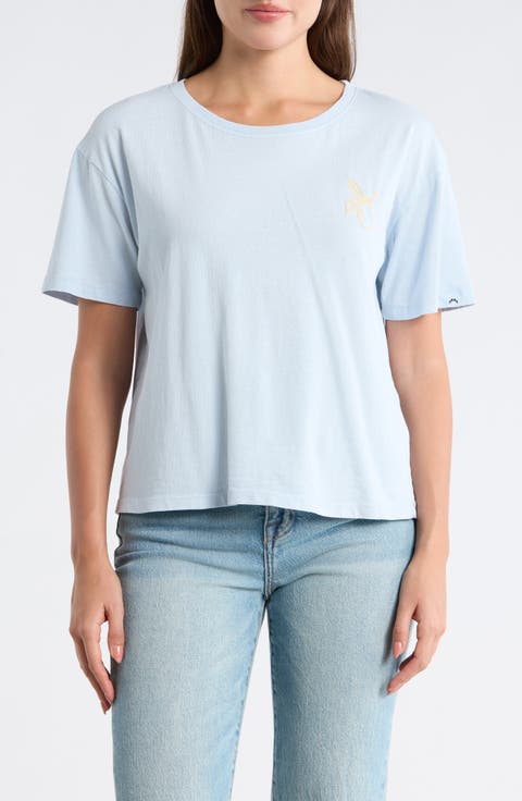 Toni Boxy Cotton Crop Tee