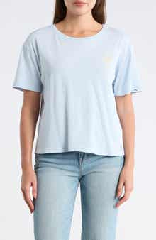 C & C California Toni Boxy Cotton Crop Tee