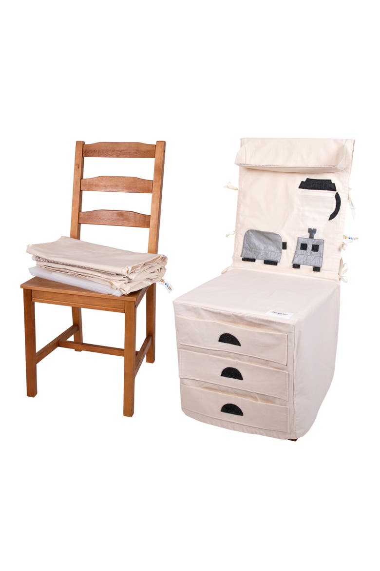 POPOHVER Pretend Kitchen Counter, Alternate, color, Off-White
