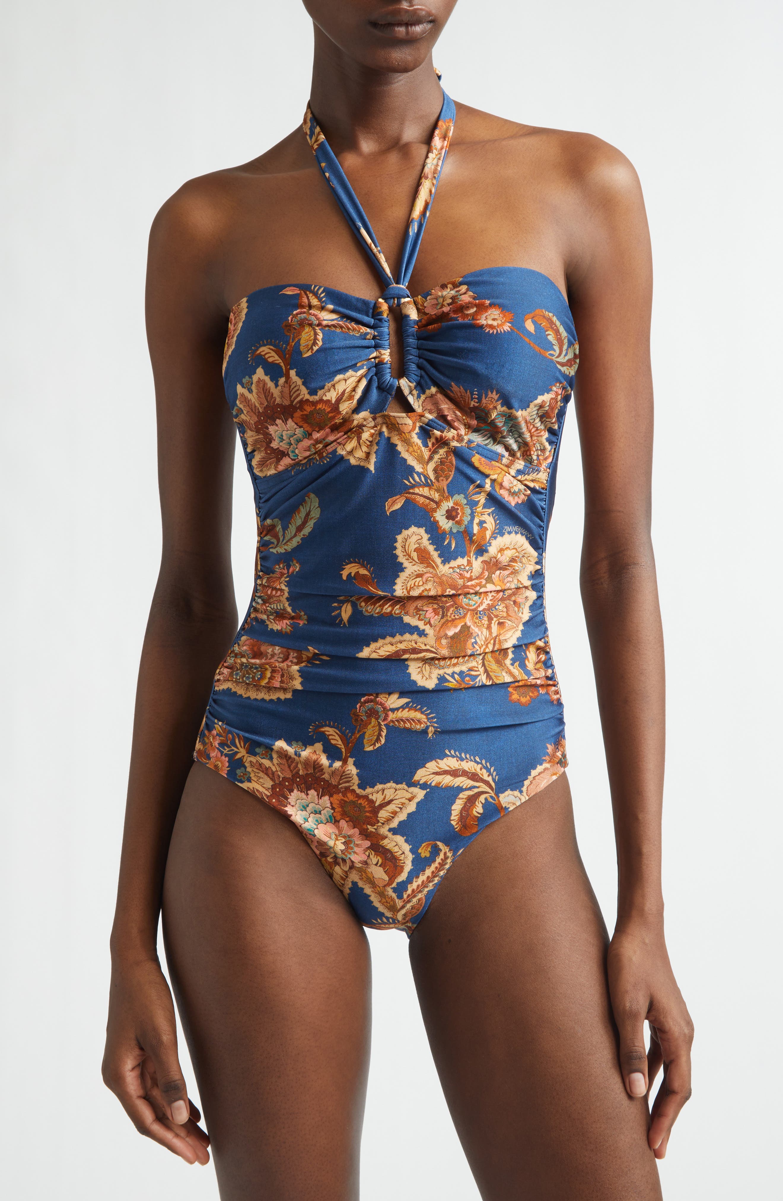 selected NAVY JACOBEAN