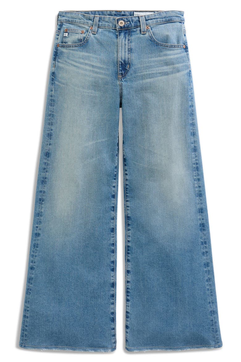 Saige Wide Leg Jeans, Alternate, color, WESTERN FRONT