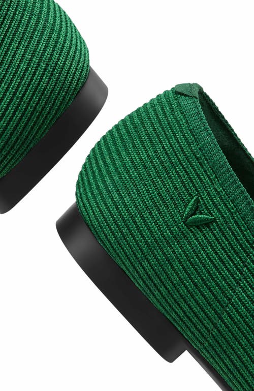 Vivaia Margot Mary-jane Square-toe Ballet Flats In Green