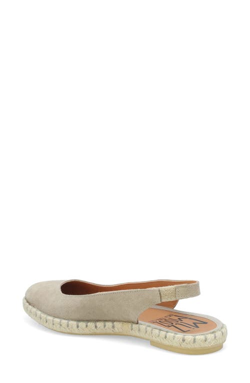Miz Mooz Kiara Slingback Espadrille Flat In Tan