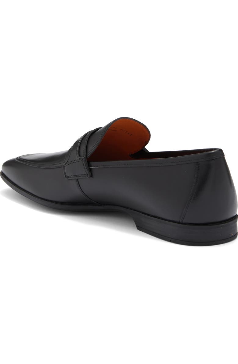 Magnanni Talaz Side Bit Leather Loafer, Alternate, color, Black