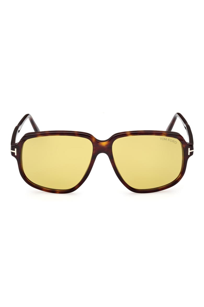 Anton 59mm Square Sunglasses, Main, color, DHAV/BRN