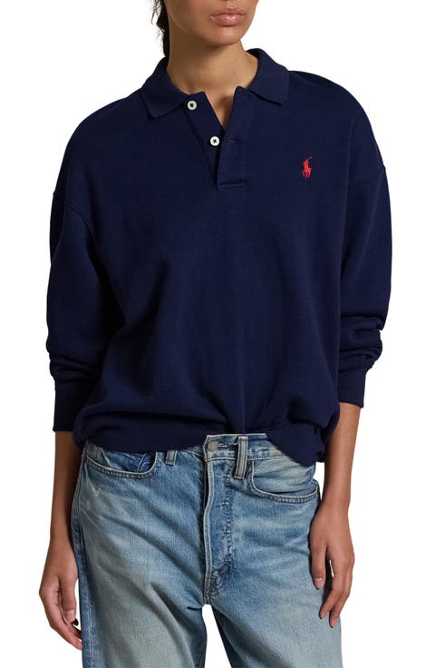 Arctic Fleece Polo Sweatshirt