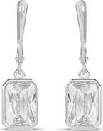 SHYMI Victorian Style Emerald Cut Drop Earrings