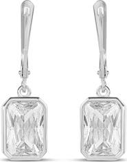 SHYMI Victorian Style Emerald Cut Drop Earrings