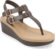 Journee Collection JOURNEE Bianca Wedge Sandal