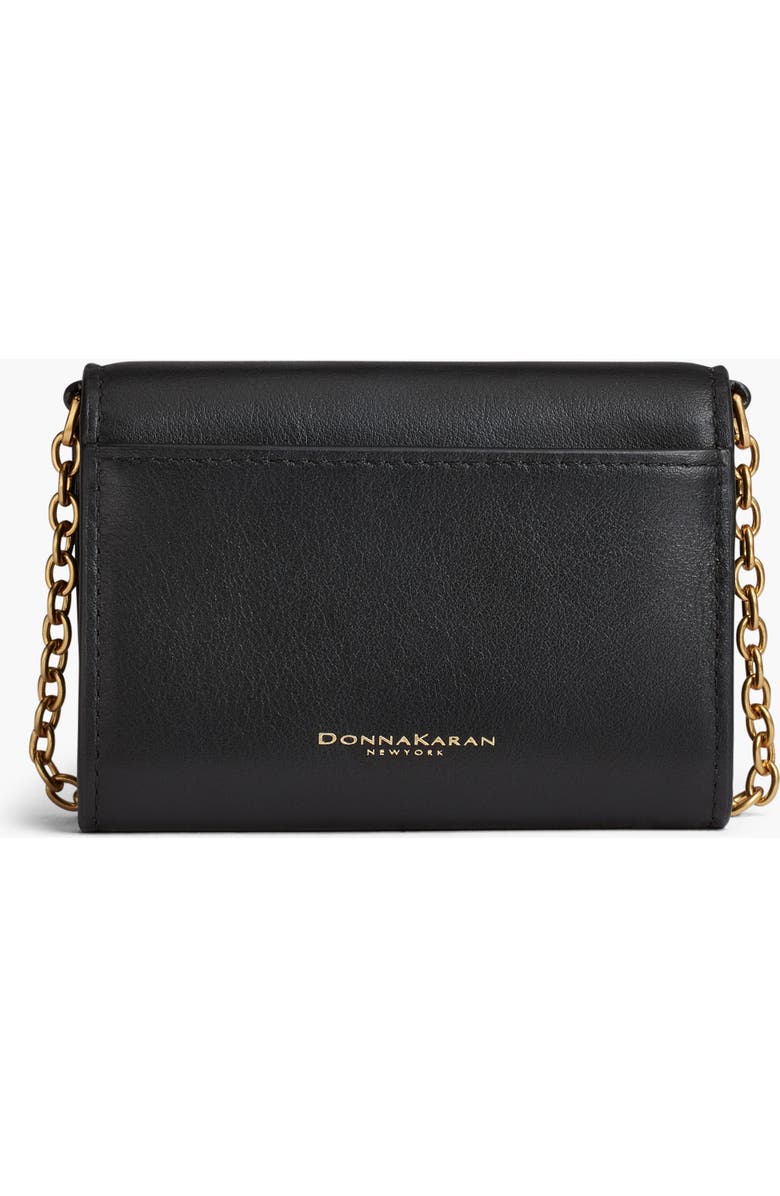 Donna Karan New York Malverne Wallet On String, Alternate, color, Black/Gold