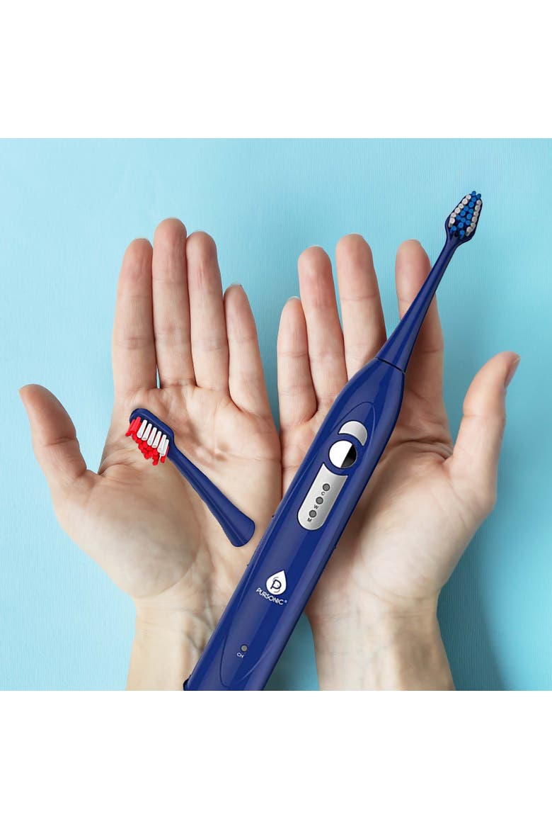 SPM Sonic Toothbrush - White, Alternate, color, BLUE