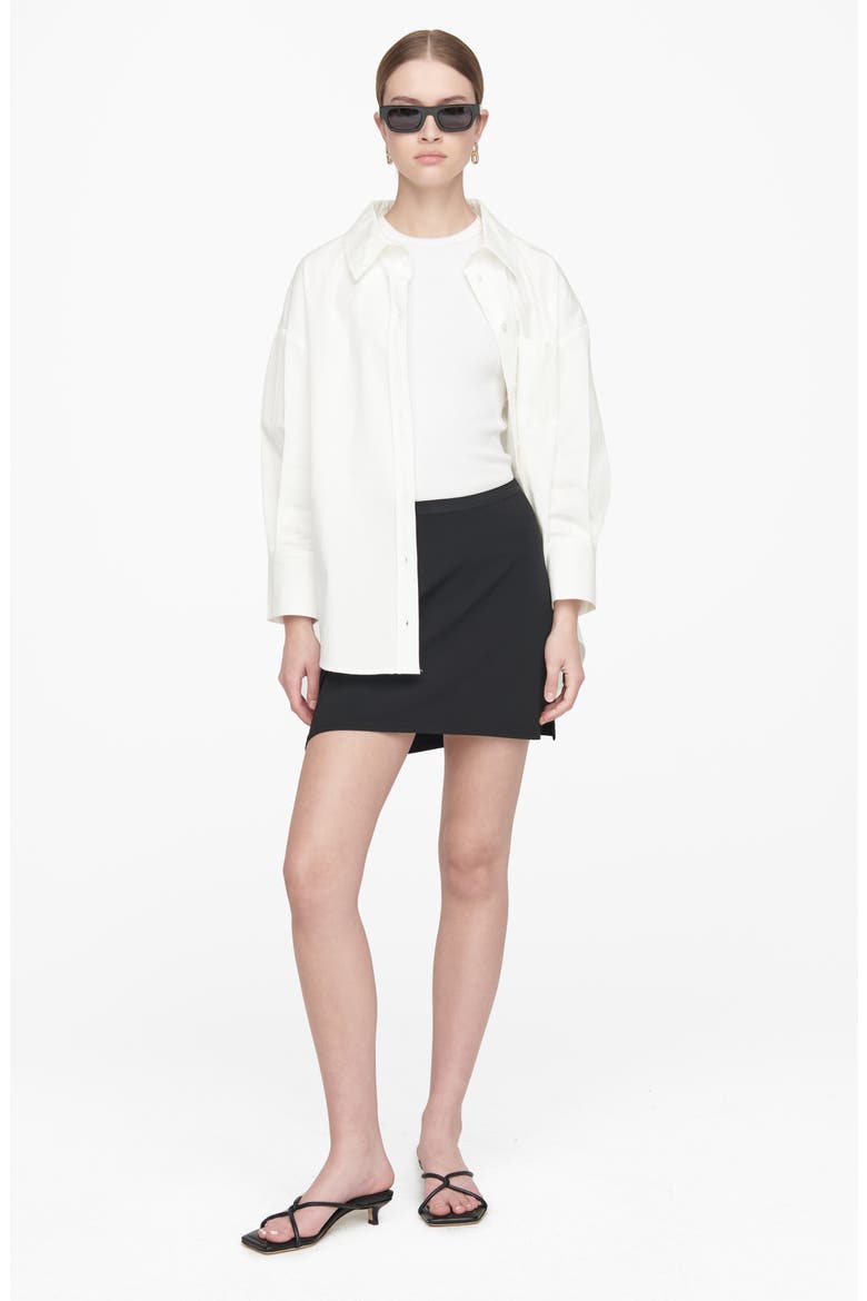 Elise Miniskirt, Alternate, color, BLACK
