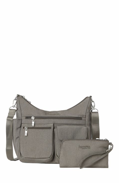 Modern Everywhere Hobo Crossbody Bag with Wristlet