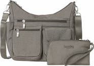 baggallini Modern Everywhere Hobo Crossbody Bag with Wristlet