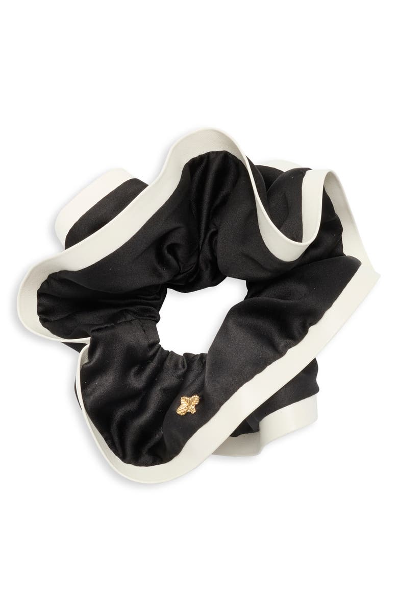 L. Erickson Luca Scrunchie, Main, color, Black/ White