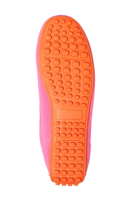 Dearfoams Hazel Stretch Knit Driving Loafer Slipper In Azalea Pink