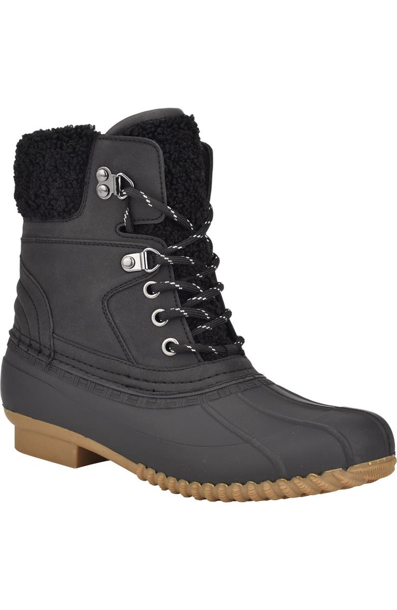 Tommy Hilfiger Rainah Faux Fur Lined Rain Boot, Main, color,