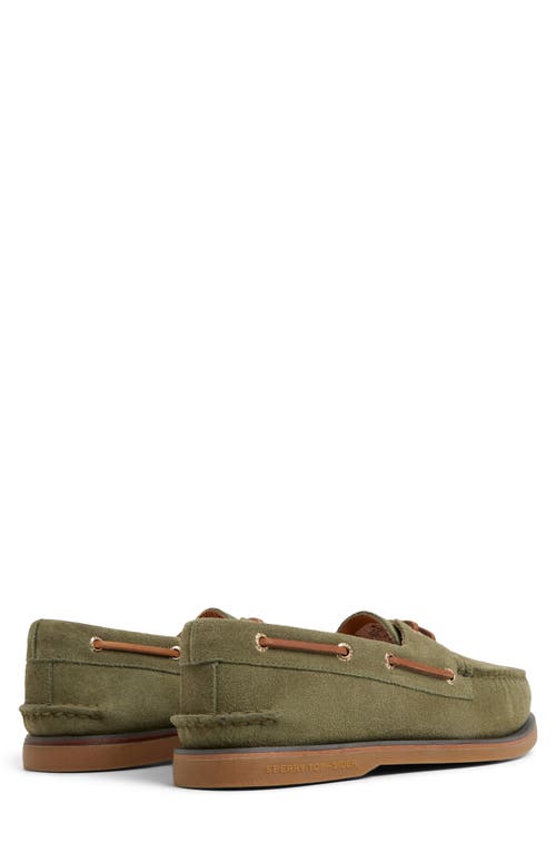Sperry Top-sider® Gold Cup Authentic Original 2-eye Boat Shoe In Green